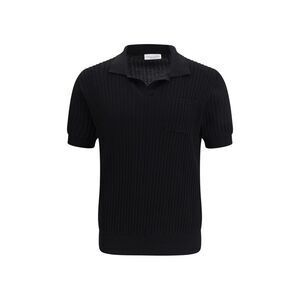 Roberto Collina Men Ribbed Polo